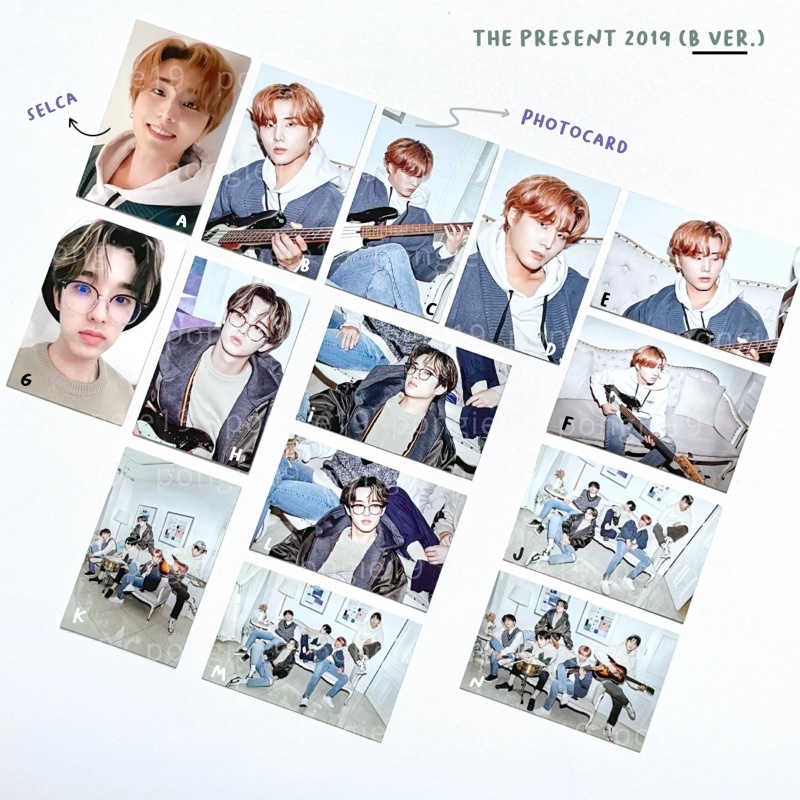 DAY6 THE PRESENT 2019 B VER YOUNGK / JAE / PC / PHOTOCARD