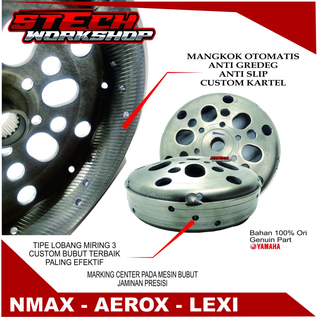 Jual Mangkok Kampas Ganda Cartel Nmax Lexi Aerox Vario