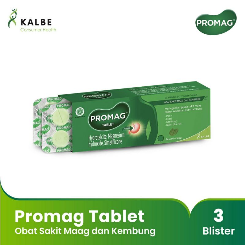 Promag 1Kotak Isi 30 Tablet