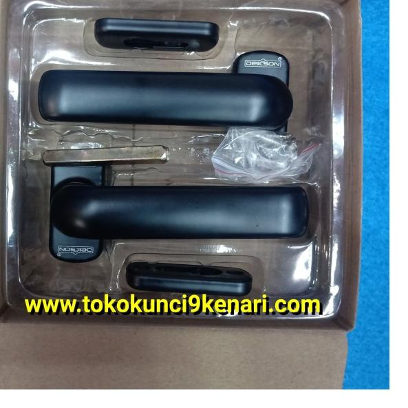 Handle Pintu Almunium Dekson / LHR 0816 Dekson Hitam