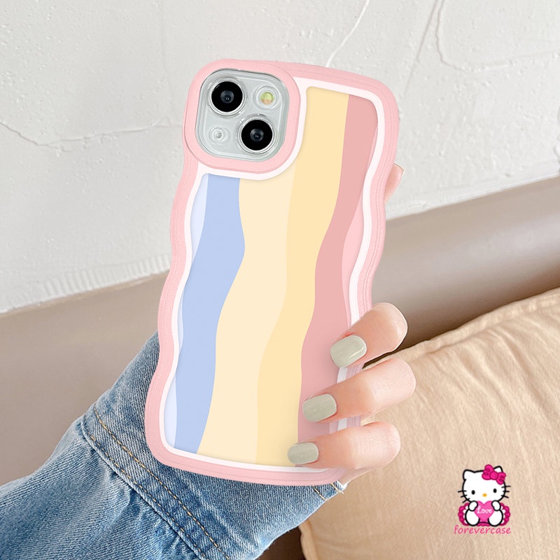 Soft Case Bahan TPU Warna-Warni Pelangi Untuk Redmi 10 9T 10C 9A 10A 9C NFC Note 10 10s 11 11s 9 8 10 Pro Note10 Pro Max Plus