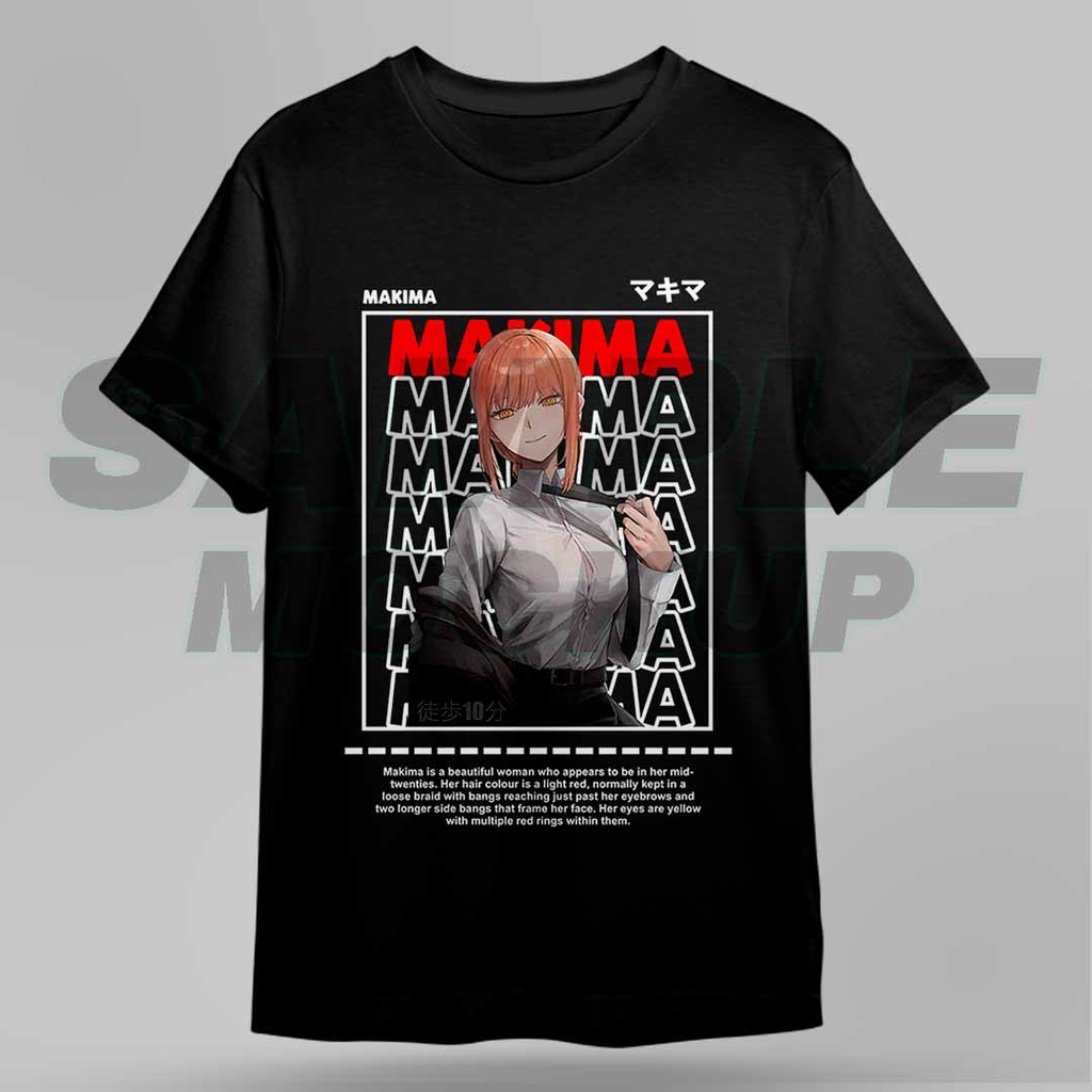 Baju/Kaos/Print CHANSAWMAN - MAKIMA PRINT DTF