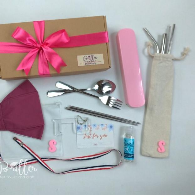 New Normal Kit - Birthday/Graduation Gift-Wedding/Event Souvenir-Basic - Biru