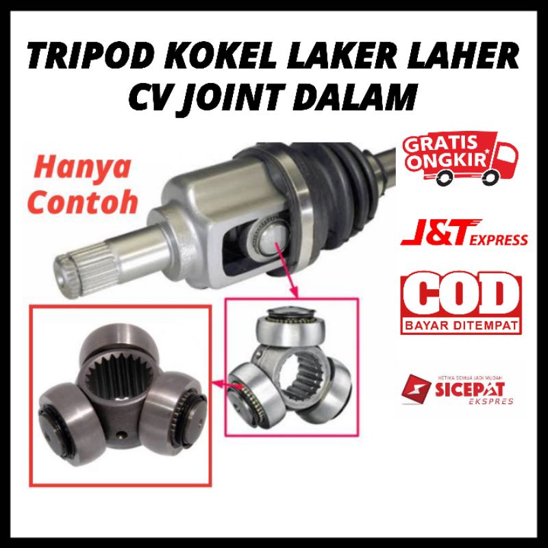 Kokel Khokel Tripod Laker Laher Bearing Cv Joint Dalam Crv 2002 2003 2004 2005 2006, Crv Gen 2