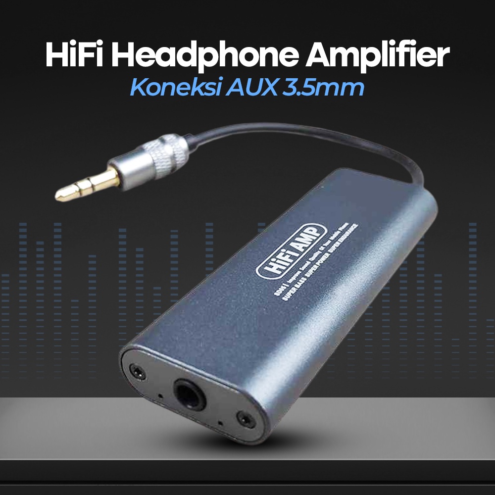 HiFi Headphone Amplifier 3.5mm - SD05 - Silver