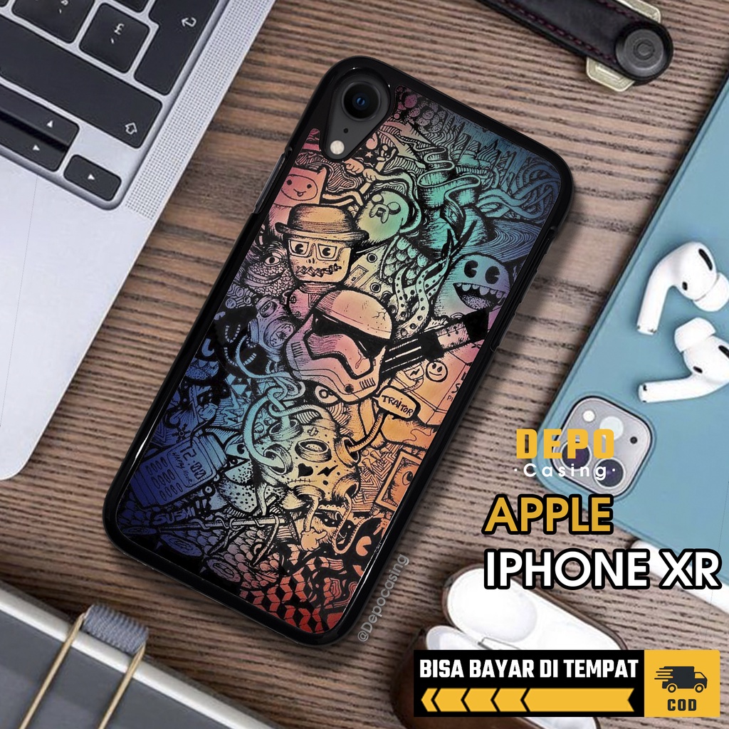 Case Iphone XR Case Iphone XR Premium Glossy Depo Casing [GRFY] Casing Hp Custom Case Aesthetic Kesi