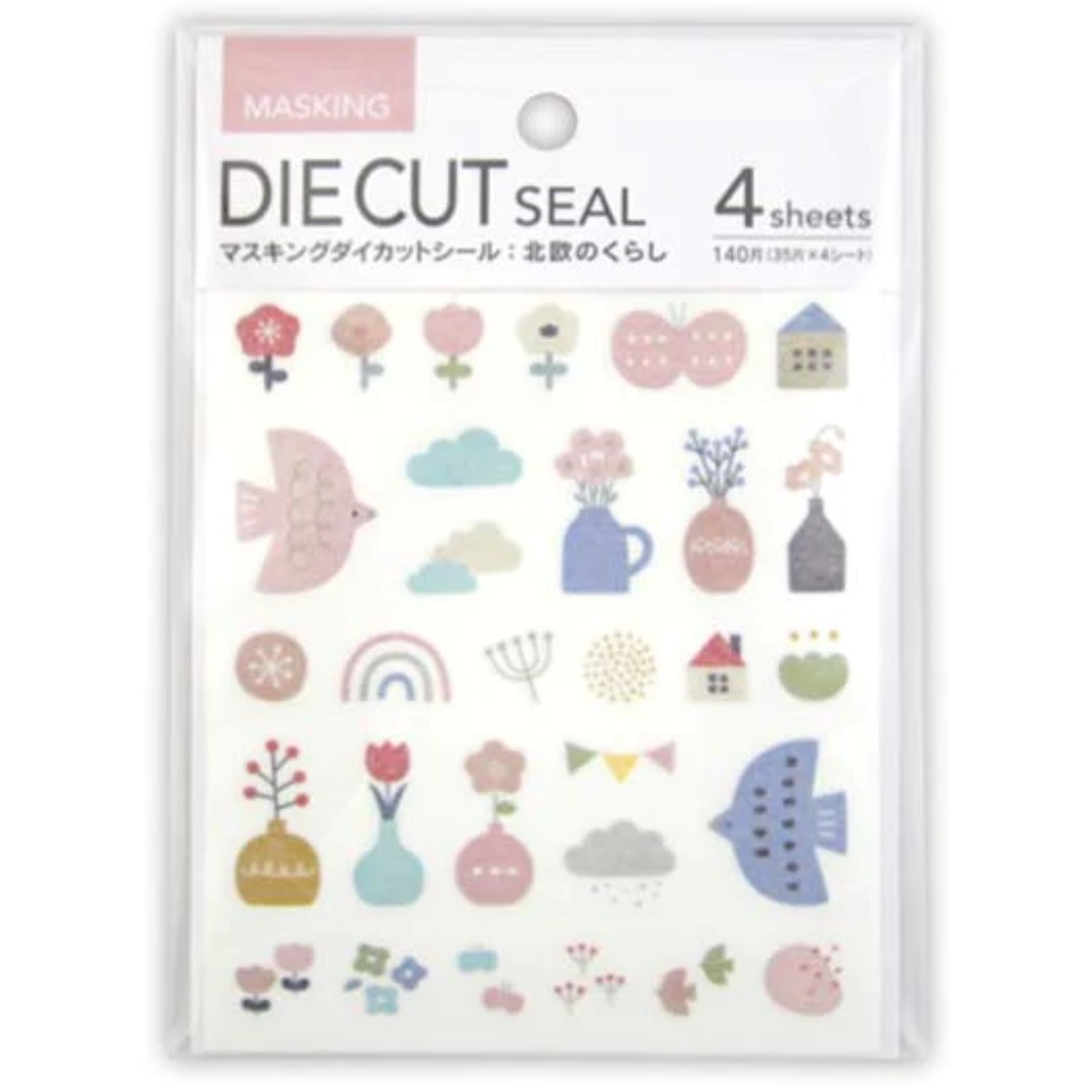 

Kyowa Die Cut Sticker Nordic Life