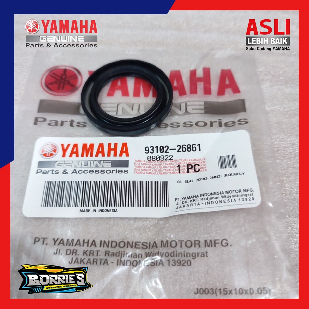 SEAL AS GEAR GIR DEPAN RX KING ASLI ORIGINAL YAMAHA YGP 93102-26861