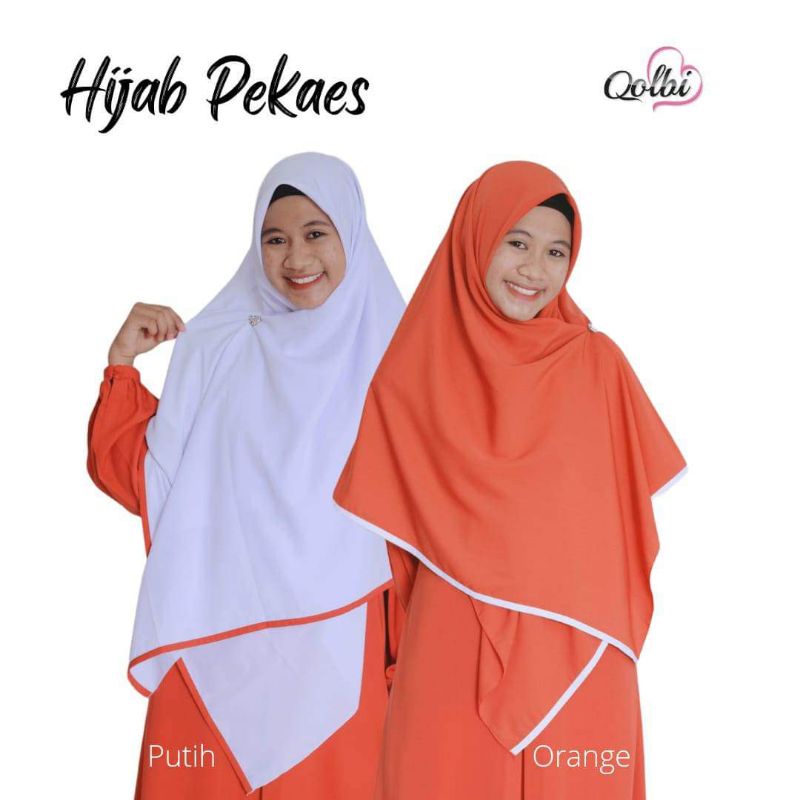 QOLBI Hijab Segiempat PKS Wolfis Premium Ukuran M,L,XL