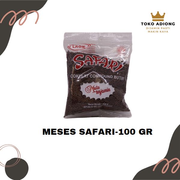 

MESES SAFARI - 100 GR / meses coklat