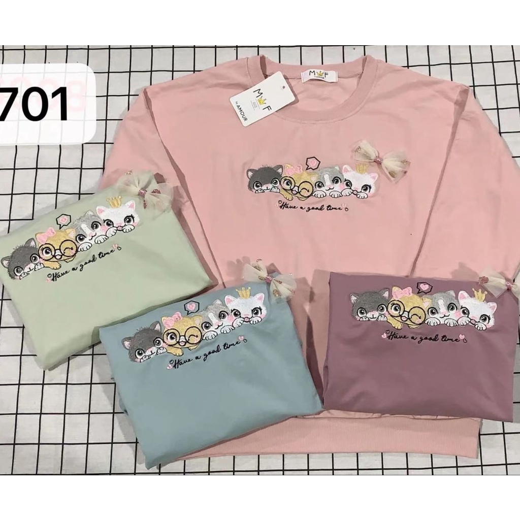 Eefbee - Atasan Kaos Import Lengan Panjang - MF Import