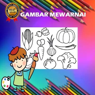 

Gambar Sketsa Mewarnai / Buah dan Sayuran / Part 1 / Gambar Sketsa / Gambar mewarnai / Kertas Gambar Mewarnai / Kertas Gambar / Mewarnai / Seketsa Lukis / Drawing Sketch / Menggambar / Colouring Anak / Colouring