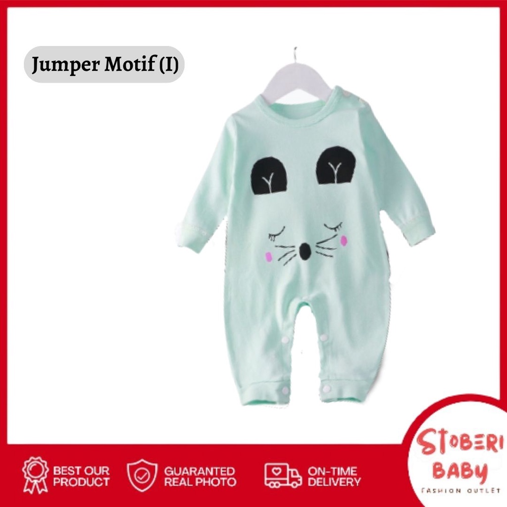 stoberi baby - JUMPER BAYI PANJANG IMPORT 0-6 bulan / romper bayi baju bayi jumper lucu bayi 100% import A2