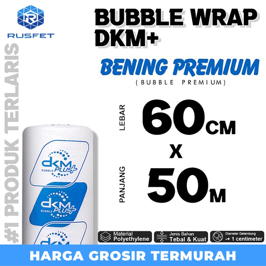 

Bubble Wrap 60cm x 50meter BENING PREMIUM Bubblewrap TERMURAH / ROLL