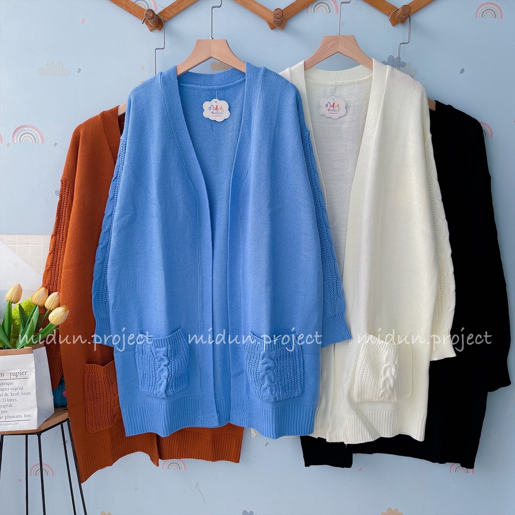 AYUNDA LONG OUTER | CARDIGAN RAJUT PREMIUM