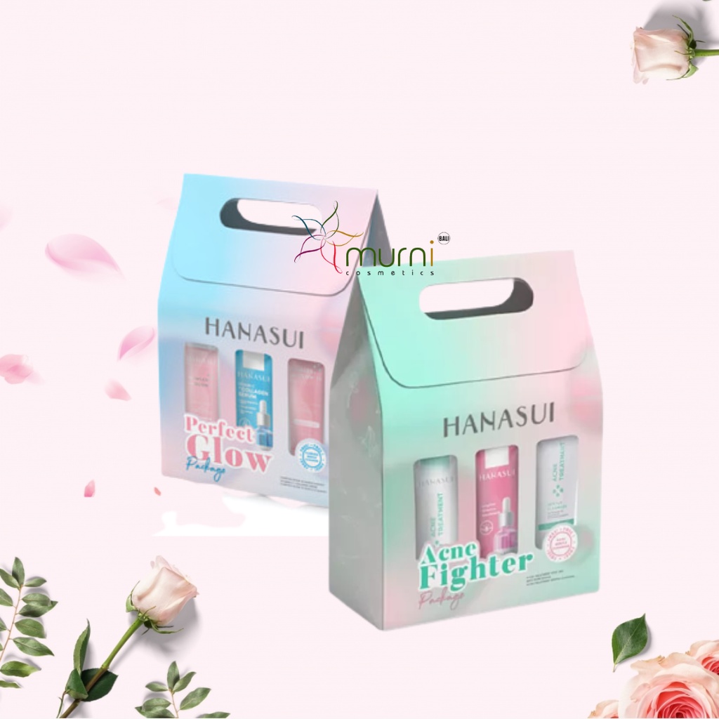 HANASUI SKINCARE PACKAGE (1 BOX  ISI 3 ITEM )