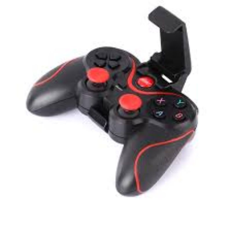 Gamepad Bluetooth + Holder Hape Kusus Android Iphone PC TV Android yg support bluetooth