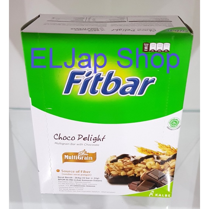 

Sereal Fitbar Multi Grain Cereal Bar By Kalbe Isi 12Pcs (@22Gr)