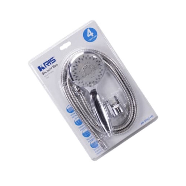 KRIS SET HAND SHOWER AR-975C-HH/ACE SHOWER SET KRIS 4F D10CM/ACE PERLENGKAPAN KAMAR MANDI/ACE PERALATAN MANDI