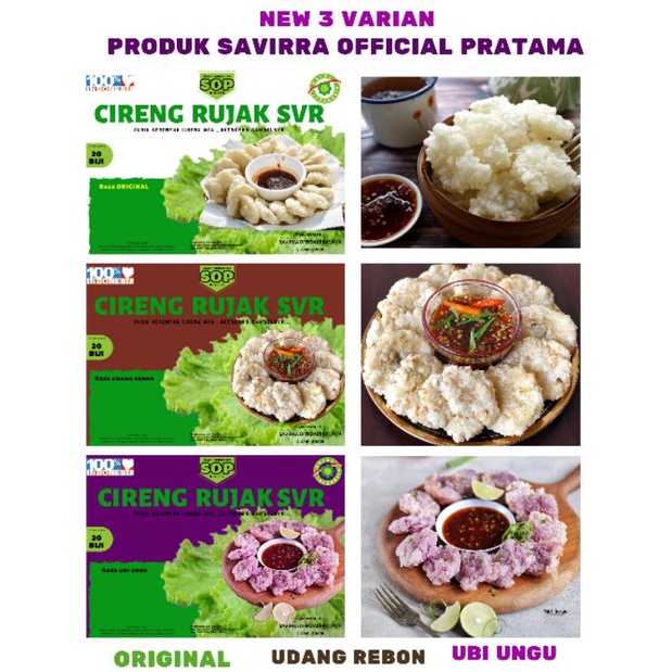 

varian Cireng Rujak svr isi:20/perbngkus