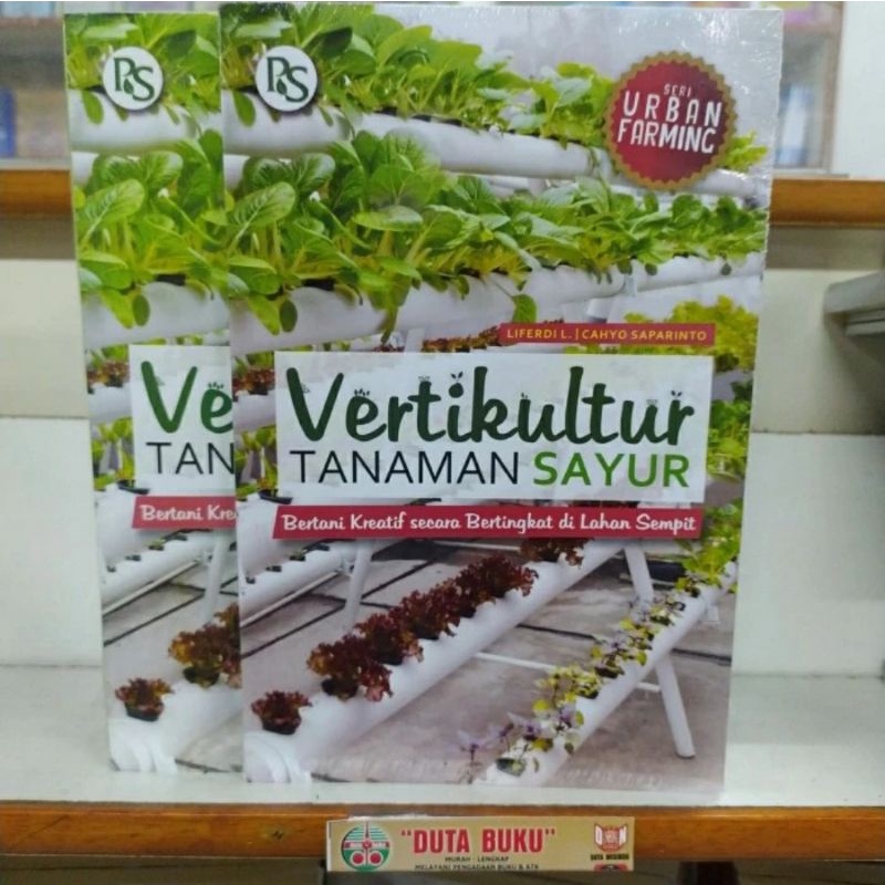 Jual Buku Pertanian Vertikultur Tanaman Sayur Seri Urban Farming Di