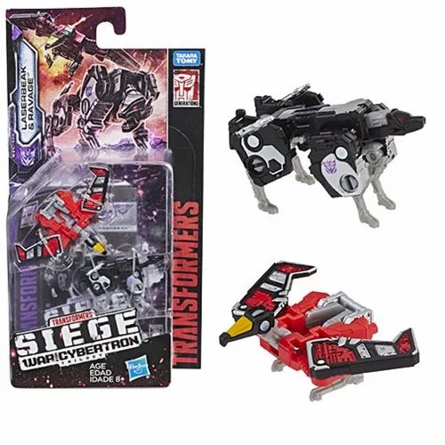 Transformers WFC Siege Micromaster Ravage and Laserbreak
