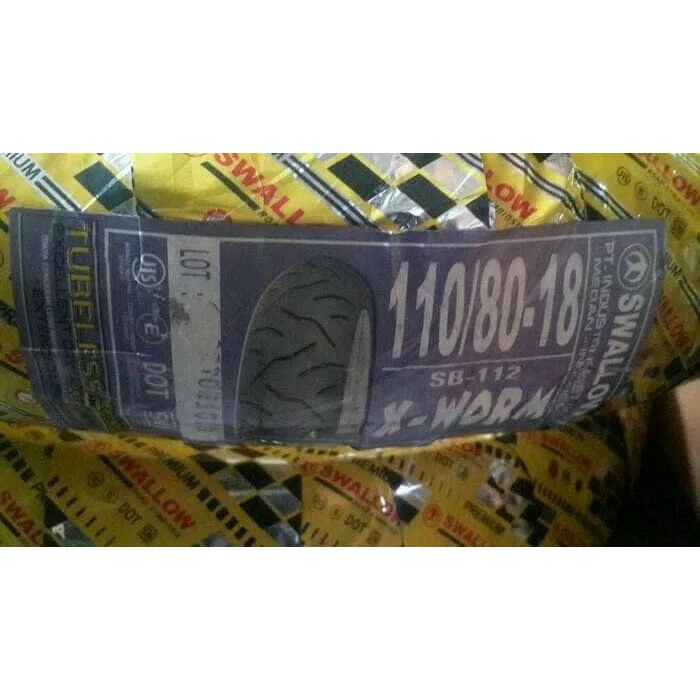 Ban luar 110 80 18 swallow tubeless