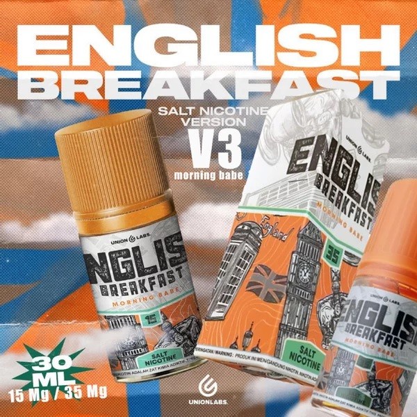 LIQUID ENGLISH BREAKFAST V3 MORNING BABE 30ML