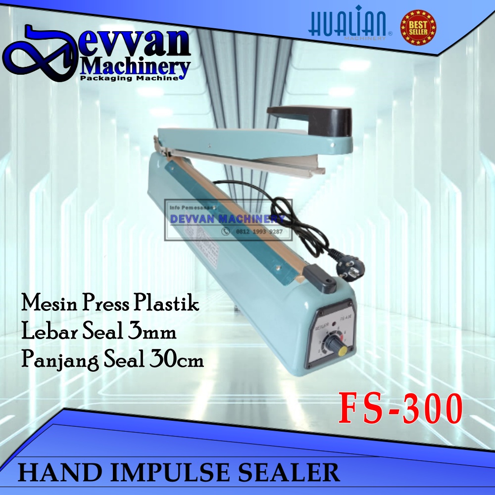 Jual Hand Impulse Sealer Fs Mesin Sealer Perekat Plastik Hualian