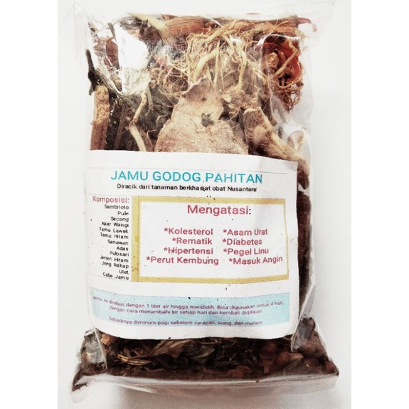 

JAMU GODOK PAHITAN (untuk 12x minum)