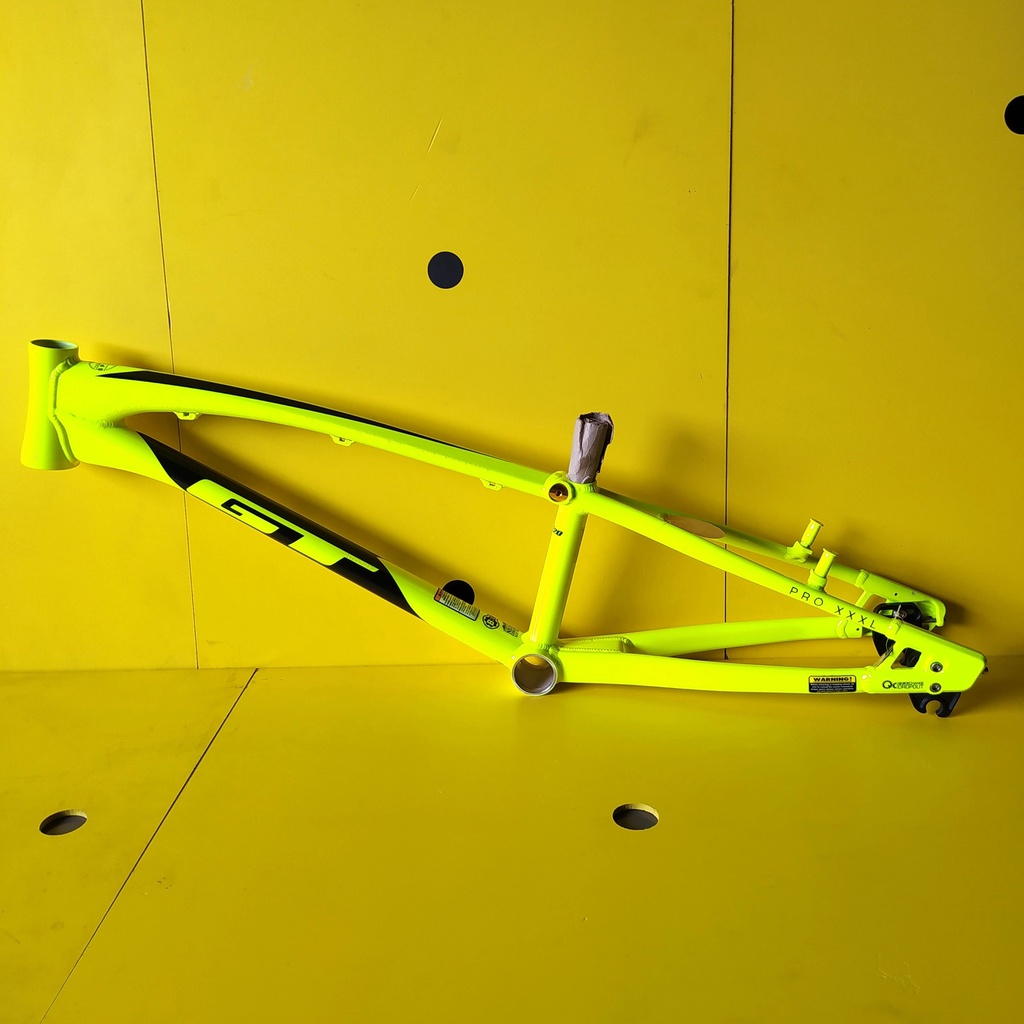 Frame rangka sepeda BMX GT Speed Series Pro Yellow Fluo bmx Racing Supercross Original