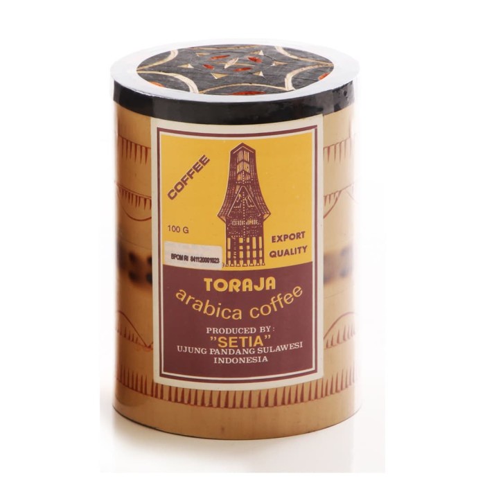 

KOPI TORAJA ARABIKA BLEND BAMBU 100 GRAM (KOPI BUBUK HALUS)