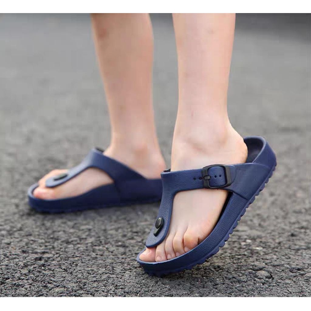 Sandal Anak Laki laki Jepit Empuk Karet Sendal Anak Cowok Balita Ringan Simple Anti Slip