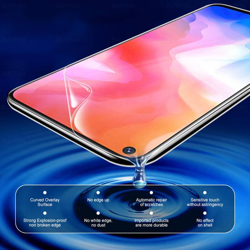 1-3pcs Film Pelindung Layar Hydrogel HD Untuk Vivo Y30 Y31 Y50 Y51