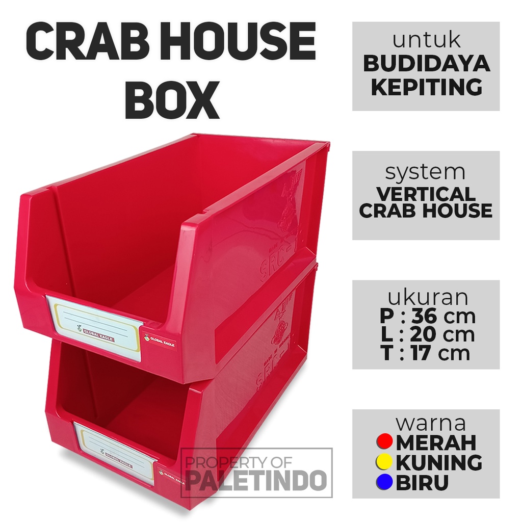Crab House Box/ Kandang Budidaya Kepiting SRC 10