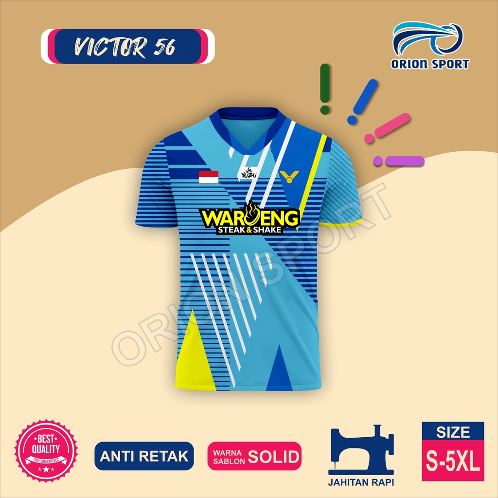 Jersey Badminton Victor Ahsan/Hendra Full Print