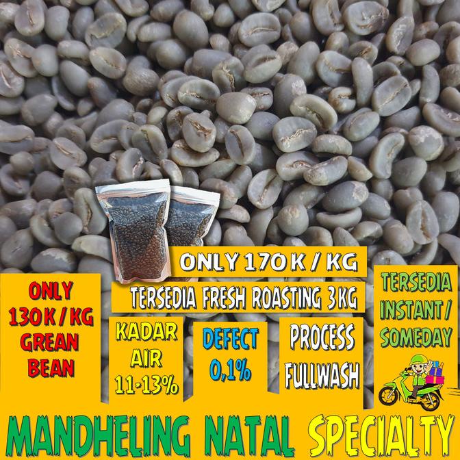 

Green Bean Arabica Mandailing Natal - GRADE1+