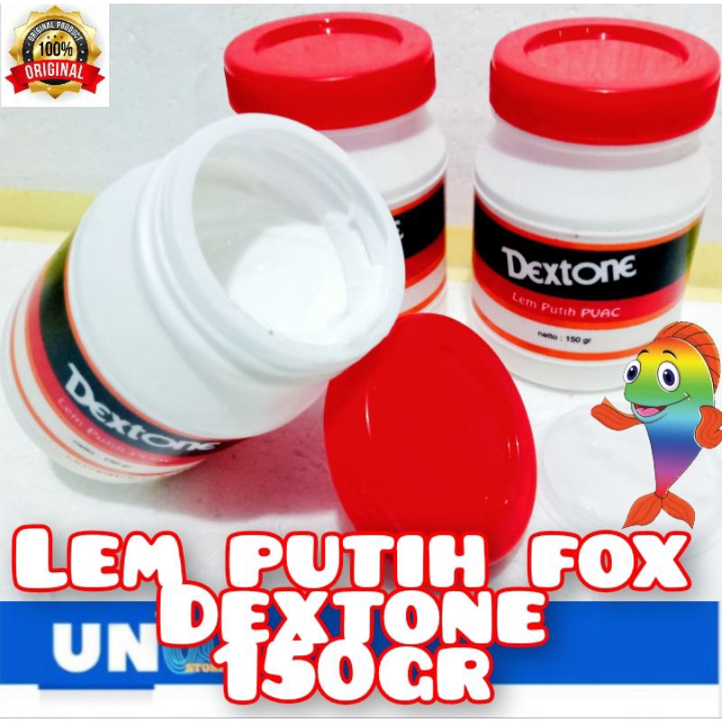 

LEM PUTIH FOX DEKTONE LEM PVAC 150GR