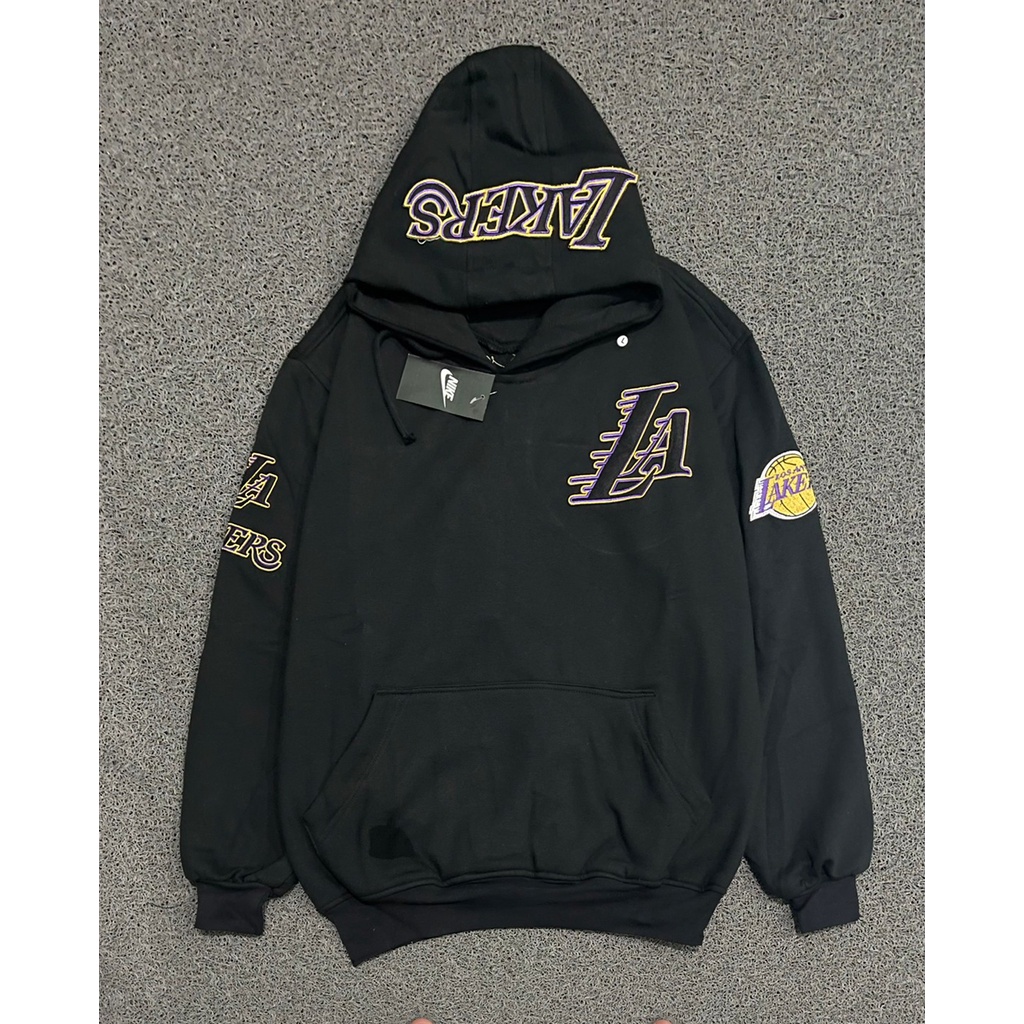 JAKET SWEATER HOODIE LAKERS/HOODIE PRIA LAKERS FULL TAG OVERSIZE/HOODIE TERBARU