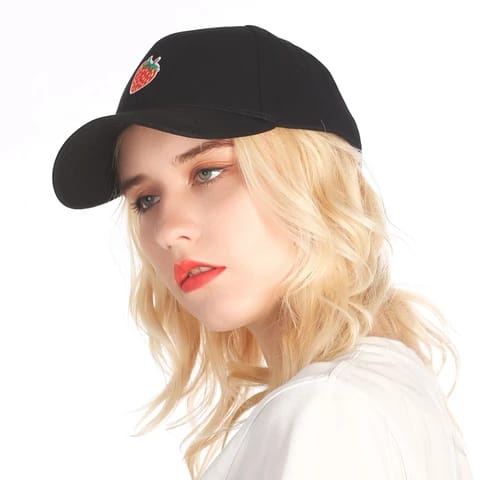 New COD Topi Baseball Logo Strawberry Distro Best Quality Original Premium / Topi Pria Wanita Kekinian