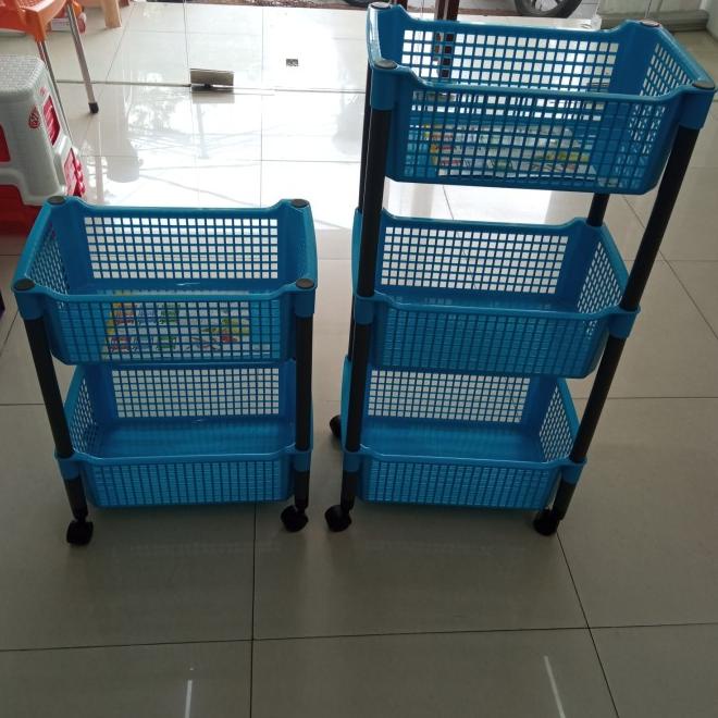 Rak Serbaguna / Rak Salon / Rak Bukun Praktisa Lion Star Susun 3