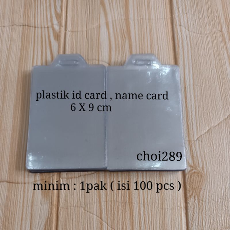 plastik name teg , plastik id card , plastik name card 6 X 9cm