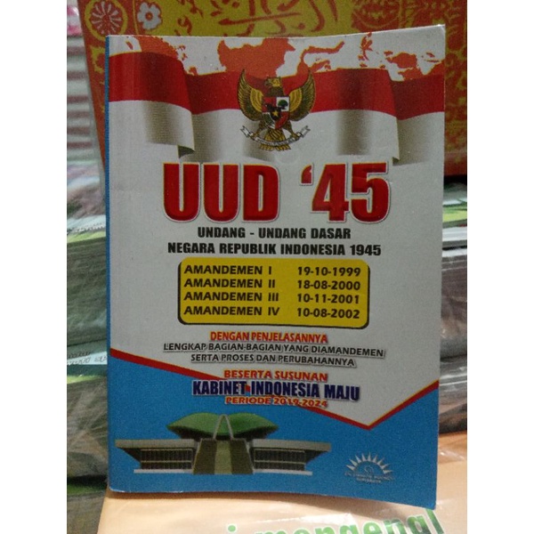 uud-1945 dan Amandemen lengkap kecil saku
