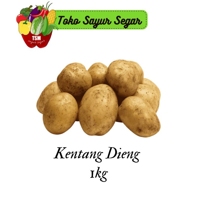 

Kentang Dieng (1Kg) Kentang Dieng Super Segar Kentang Dieng Fresh Kentang Dieng Konvensional