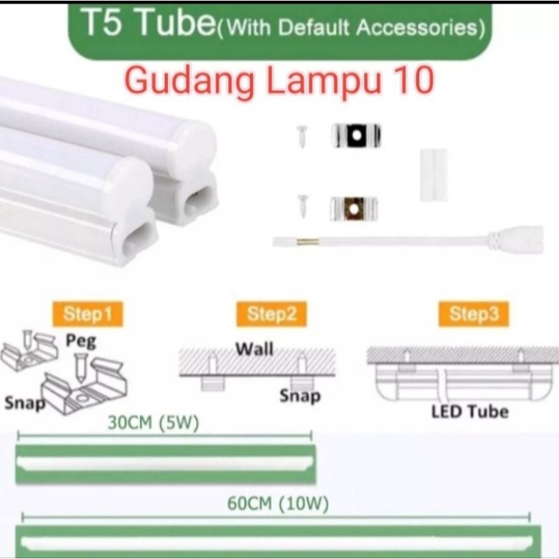 Kap T5 LED 6 Watt,10 Watt,15 Watt,20 Watt