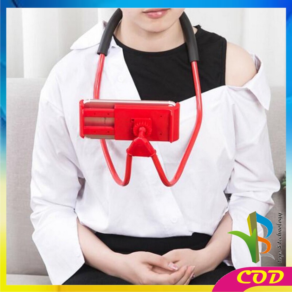 RB-C371 Lazy Neck Phone Holder Lazyneck Holder Hp / Flexible Lazypod Leher / Penyangga HP di Leher