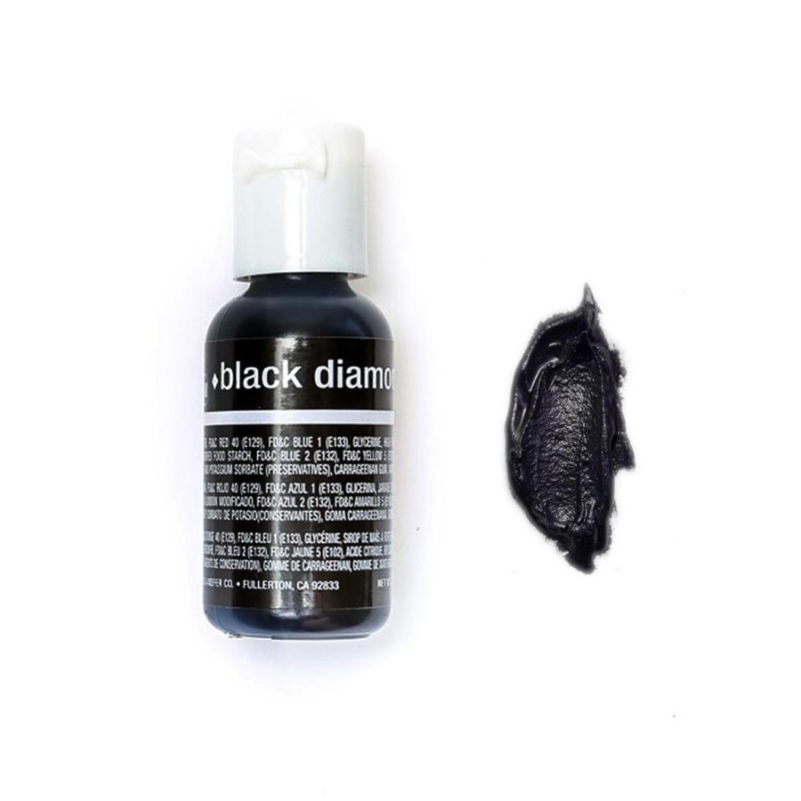 

Chefmaster 20gr Black diamond pewarna makanan icing color gel hitam