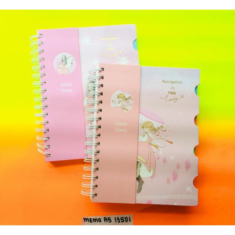 

MEMO A5 SPIRAL INDEX 4 LEMBAR/ISI 130LEMBAR