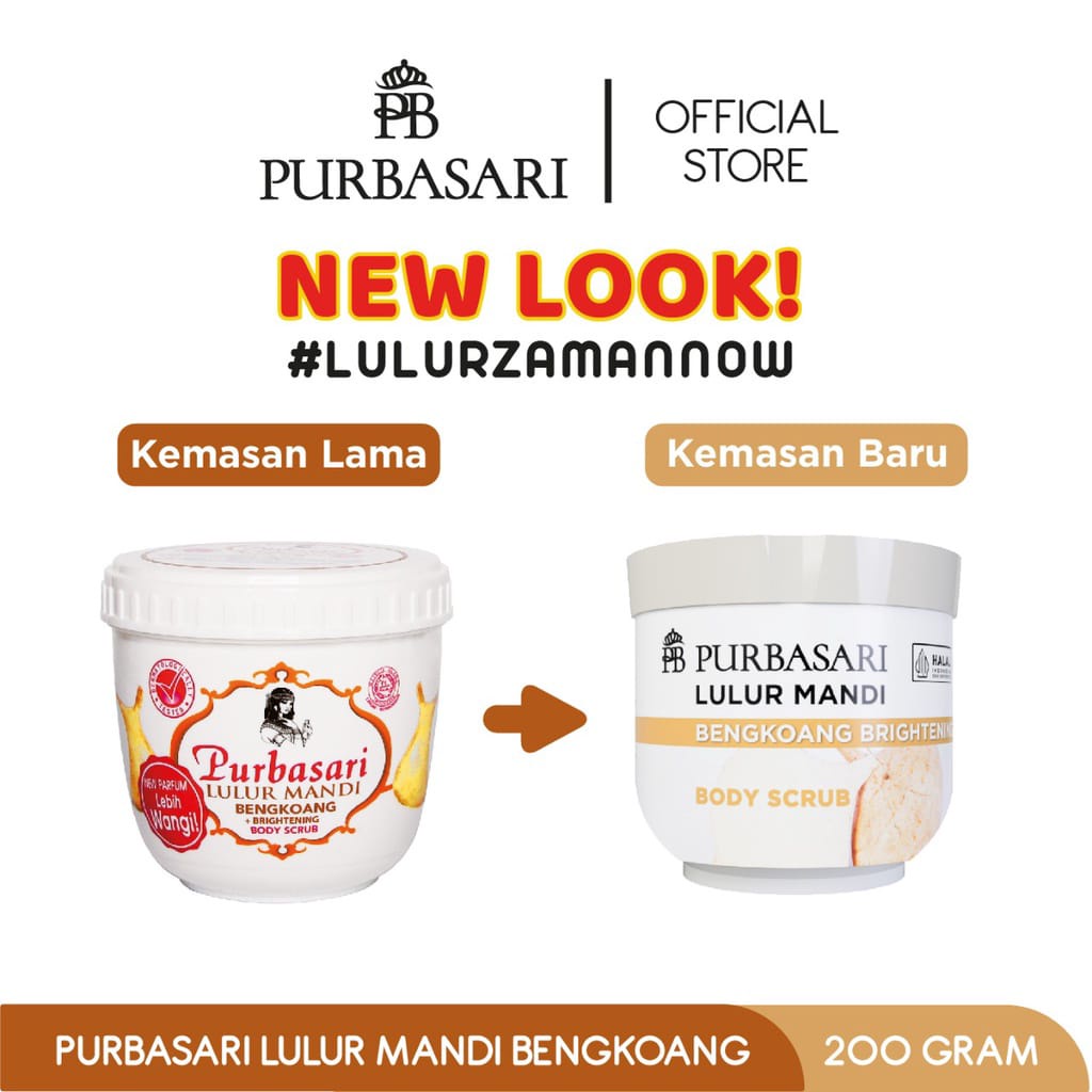 Purbasari Lulur Mandi Bengkoang 200 gr