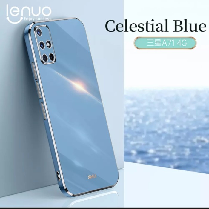 Case Samsung Galaxy A71 / A51 softcase silikon Casing cover lentur - Putih, A51